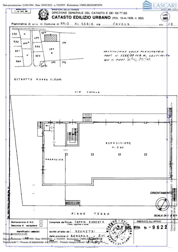 Immagine 10 di Negozio in vendita  in Via Camillo Benso di Cavour a Orio Al Serio