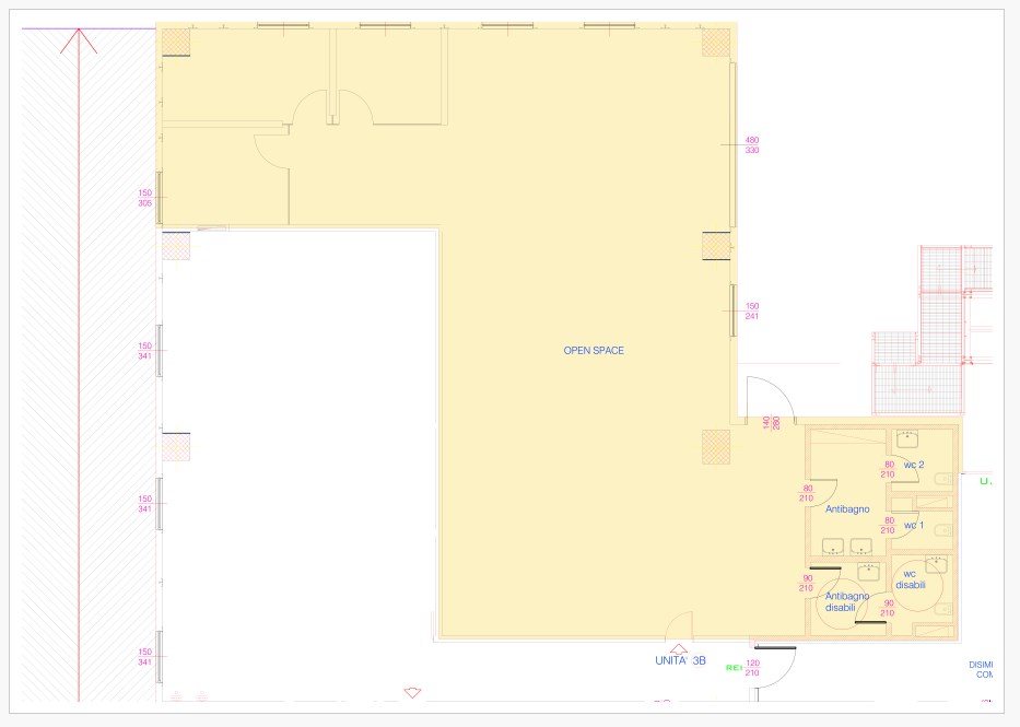 Immagine 10 di Ufficio in affitto  in Via Zanica a Grassobbio