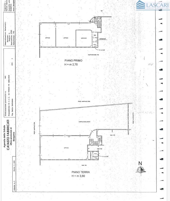 Immagine 10 di Ufficio in affitto  in Via C. Cattaneo a Ambivere