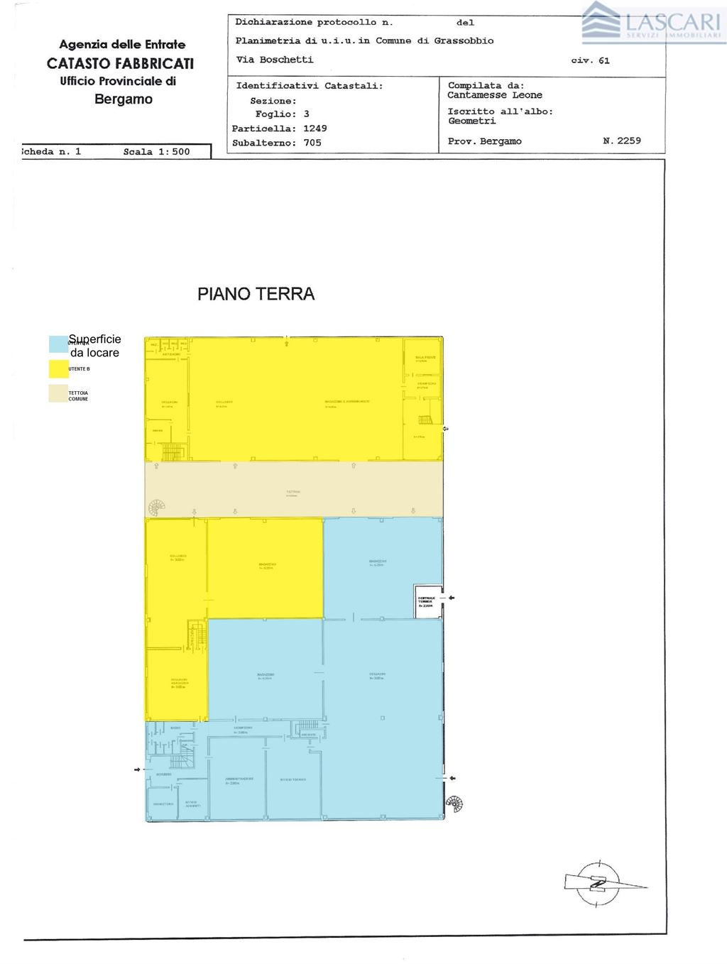 Immagine 10 di Capannone industriale in affitto  in Via Boschetti a Grassobbio