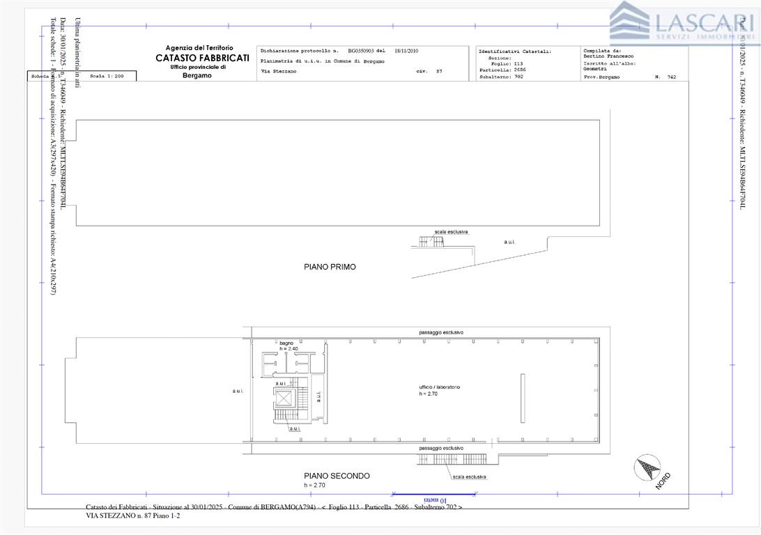 Immagine 10 di Ufficio in vendita  in Via Stezzano 87 a Bergamo