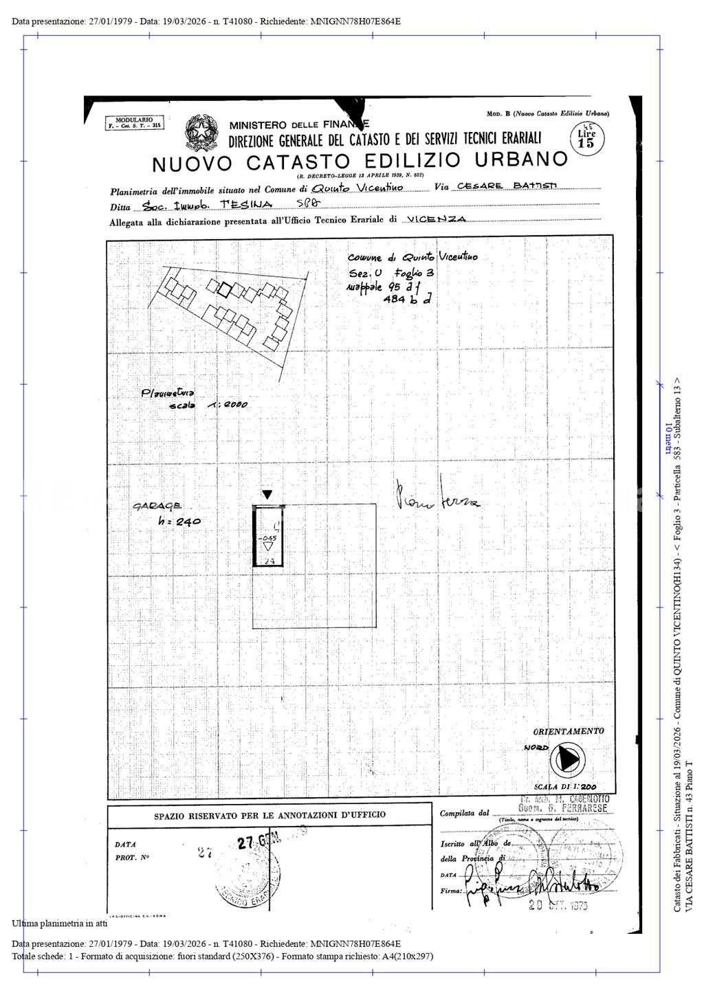 Immagine 8 di Appartamento in vendita  in Via Cesare Battisti 43 a Quinto Vicentino