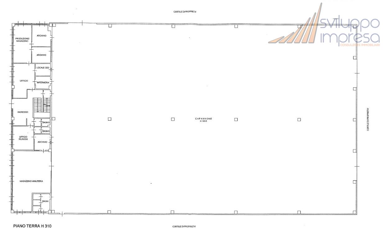Immagine 10 di Capannone industriale in vendita  in via Roma 1 a Bernareggio