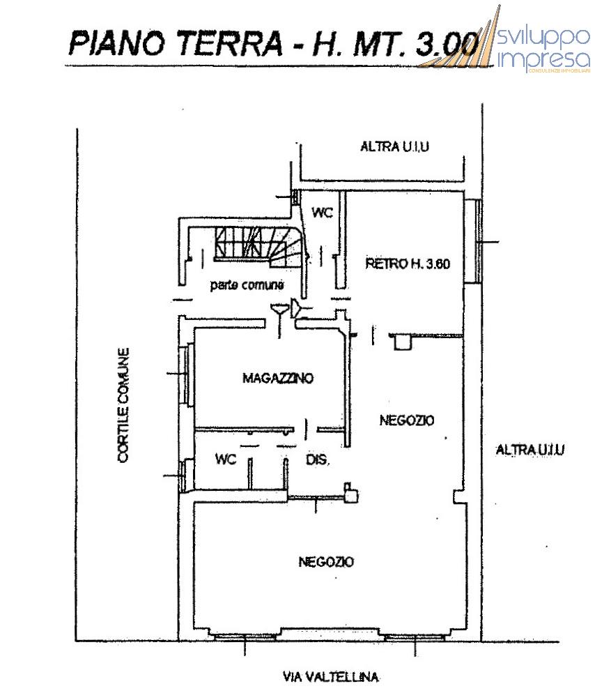 Immagine 10 di Negozio in affitto  in via valtellina 55/57 a Cinisello Balsamo