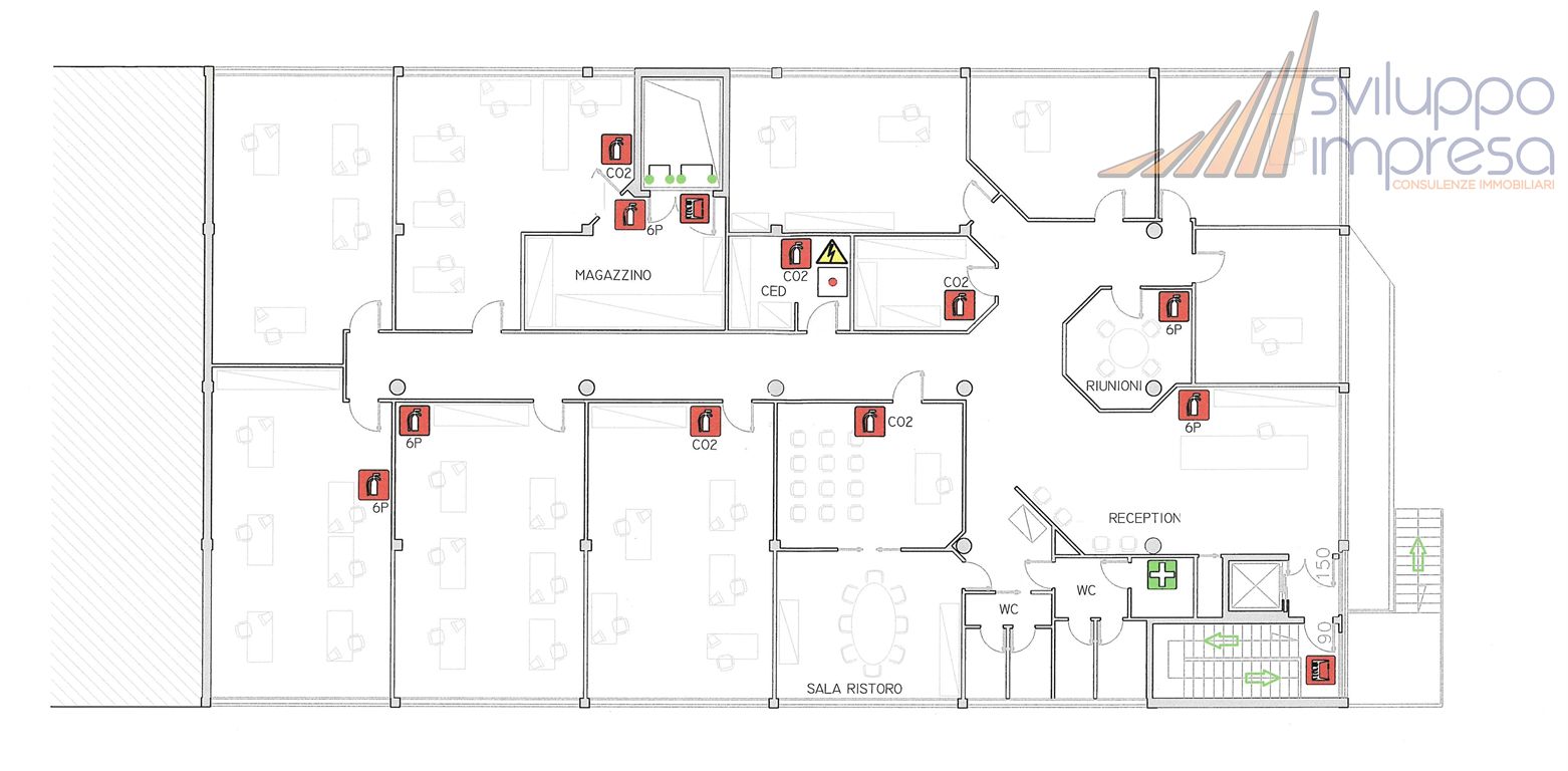 Immagine 10 di Ufficio in affitto  in Via Matteotti 66 a Cinisello Balsamo
