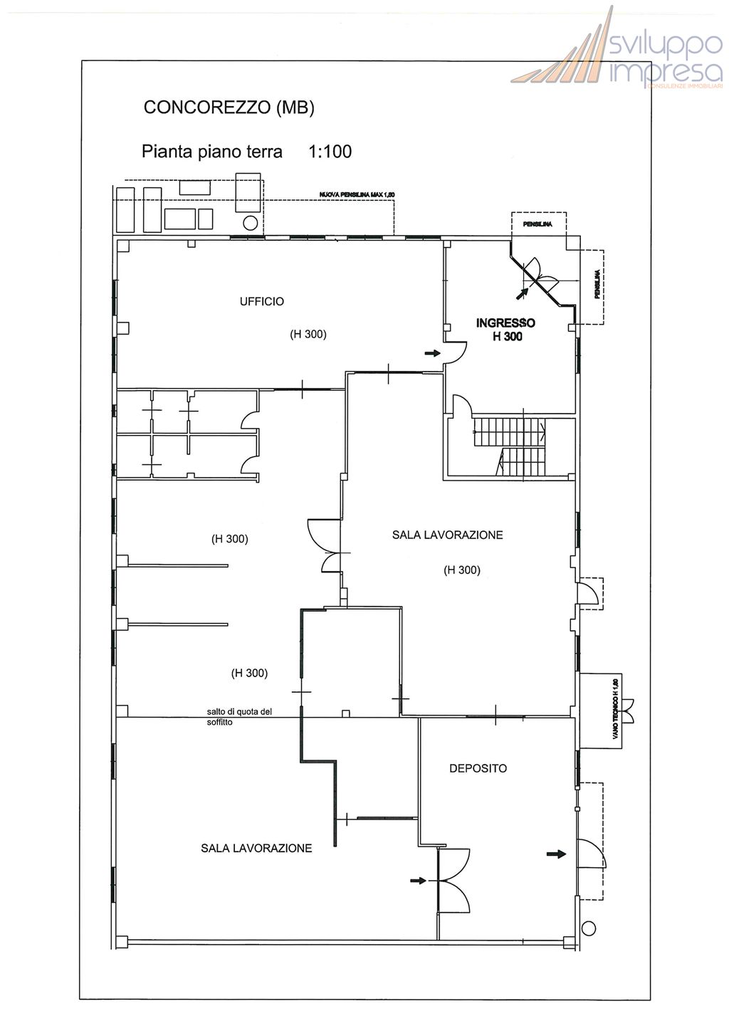 Immagine 10 di Capannone industriale in vendita  in via dell'Artigianato 23 / 1 a Concorezzo