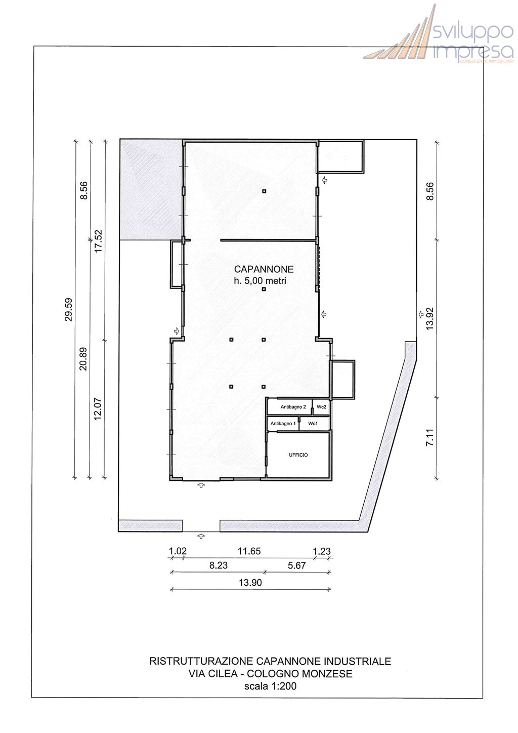 Immagine 8 di Capannone industriale in affitto  in Via Francesco Cilea 27 a Cologno Monzese