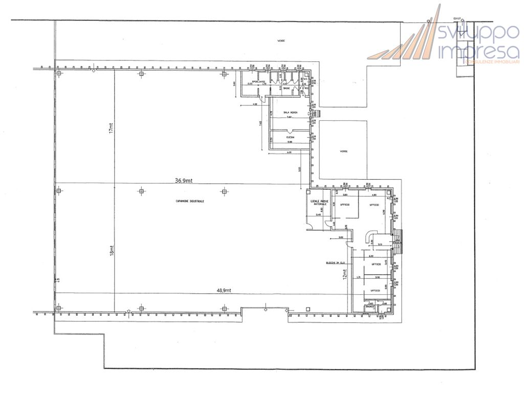 Immagine 10 di Capannone industriale in vendita  in Viale Europa 17 a Brugherio