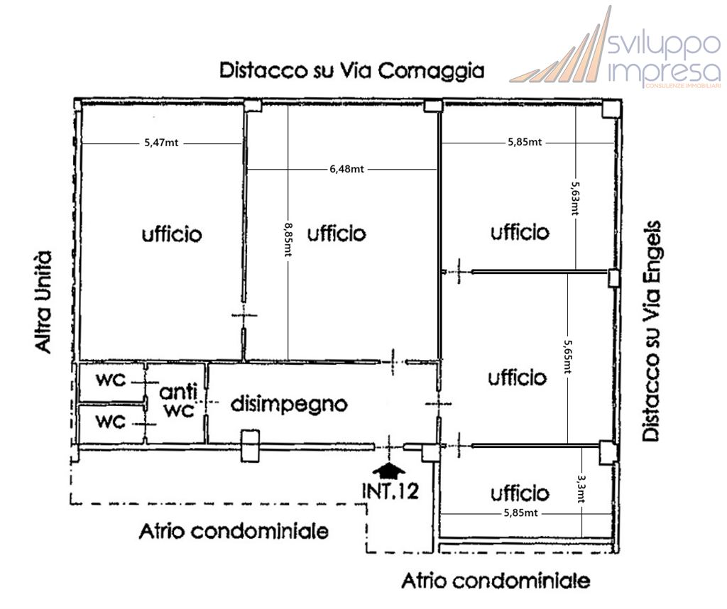 Immagine 7 di Ufficio in affitto  in viale brianza 20 a Cinisello Balsamo