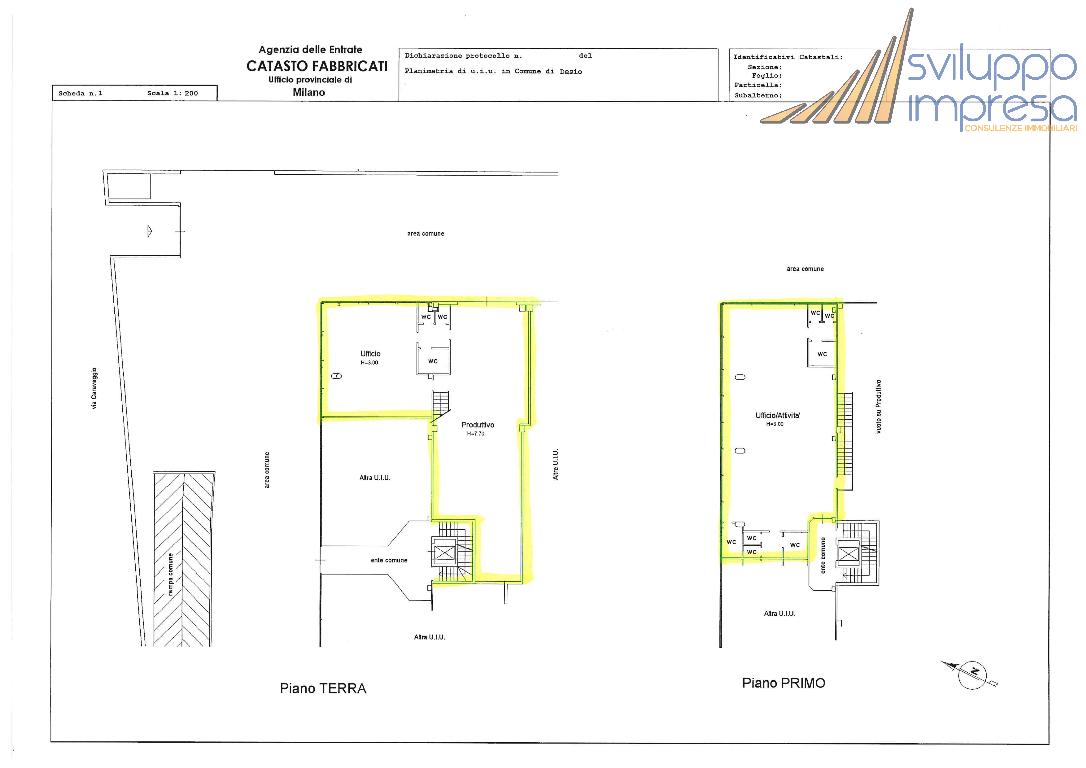 Immagine 10 di Ufficio in affitto  in via Caravaggio 28 a Desio