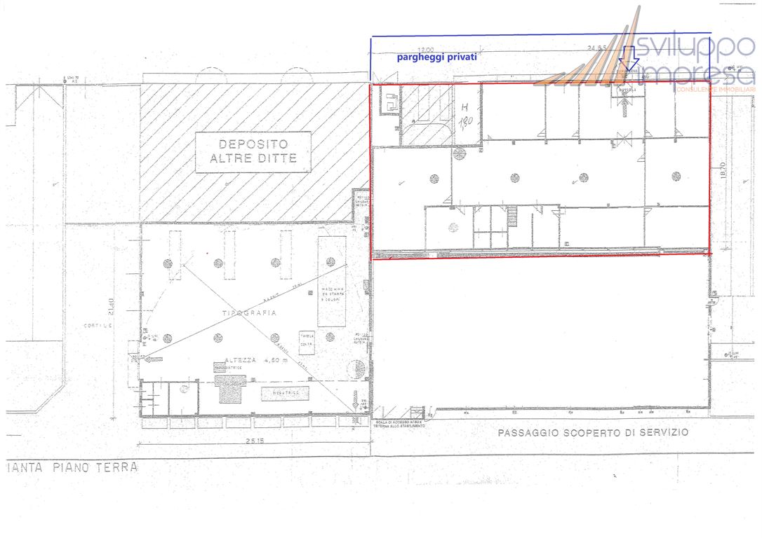 Immagine 4 di Capannone industriale in affitto  in Via Garibaldi 64 a Brugherio