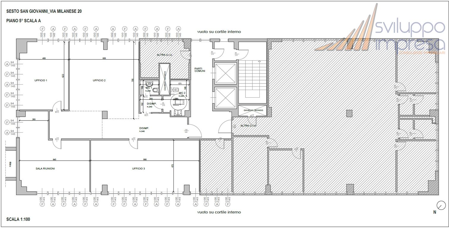 Immagine 10 di Ufficio in affitto  in via Milanese 20 a Sesto San Giovanni