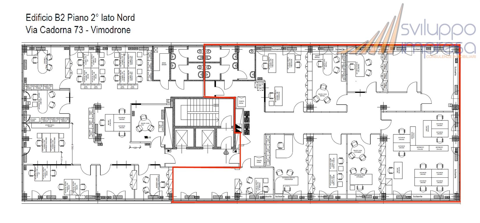 Immagine 9 di Ufficio in affitto  in VIA CADORNA 73 a Vimodrone