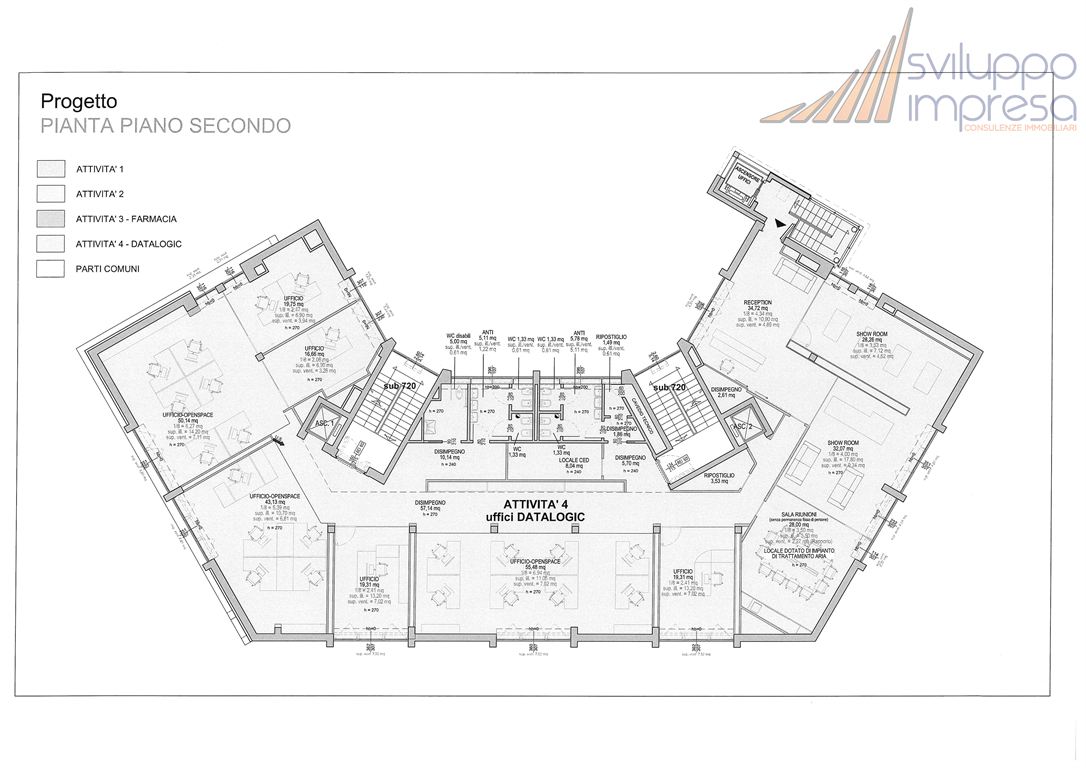 Immagine 12 di Ufficio in vendita  in VIA TAORMINA 1 a Cologno Monzese