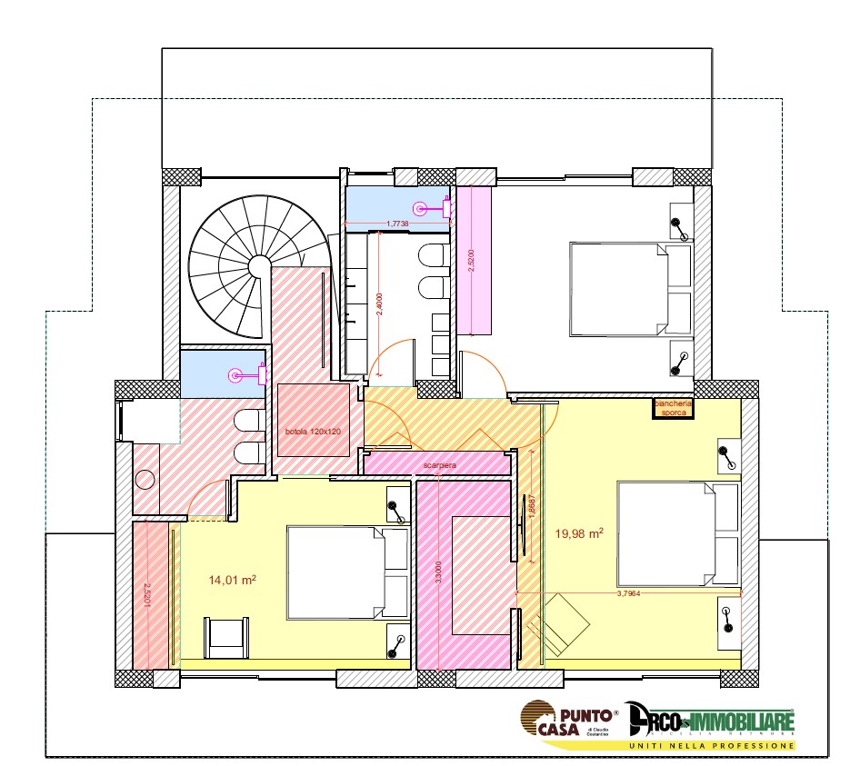 Immagine 11 di Villa in vendita  in Via Tommaso Natale a Palermo