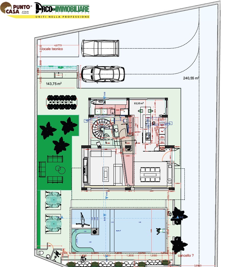 Immagine 12 di Villa in vendita  in Via Tommaso Natale a Palermo