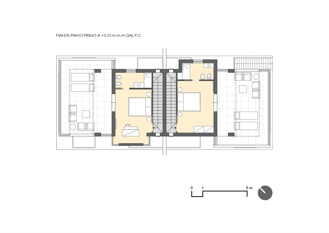 Immagine 12 di Casa bifamiliare in vendita  in Via delle tre Grazie a Palermo
