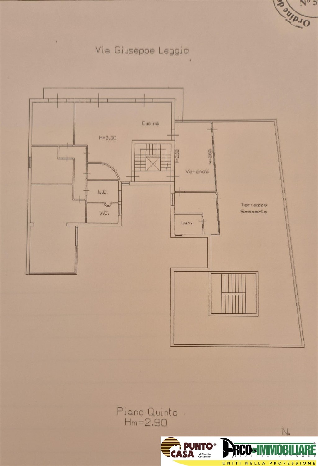 Immagine 10 di Appartamento in vendita  in via Giuseppe Leggio a Palermo