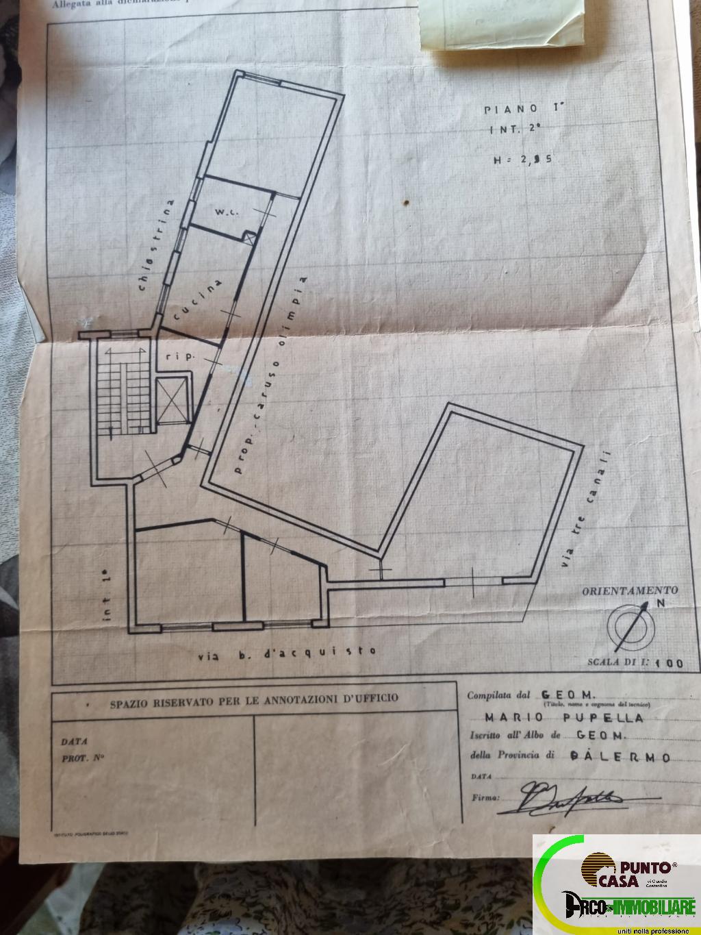 Immagine 10 di Appartamento in vendita  in Via B. D'acquisto a Monreale