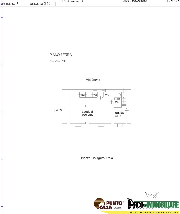 Immagine 9 di Negozio in affitto  in Piazza Calogero Troia a Capaci