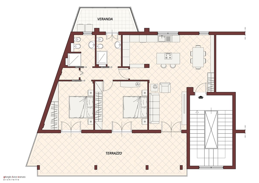 Immagine 11 di Attico in vendita  in Via Uditore a Palermo