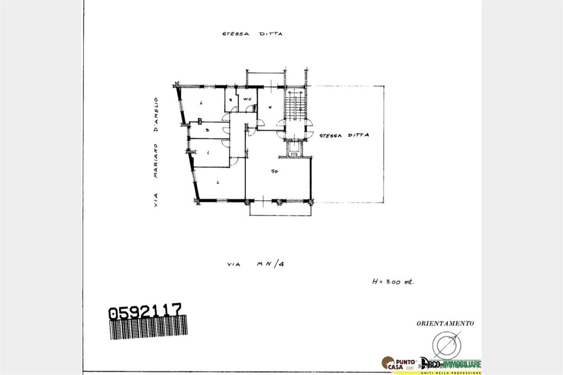 Immagine 10 di Appartamento in vendita  in Via Mariano D' Amelio 42 a Palermo