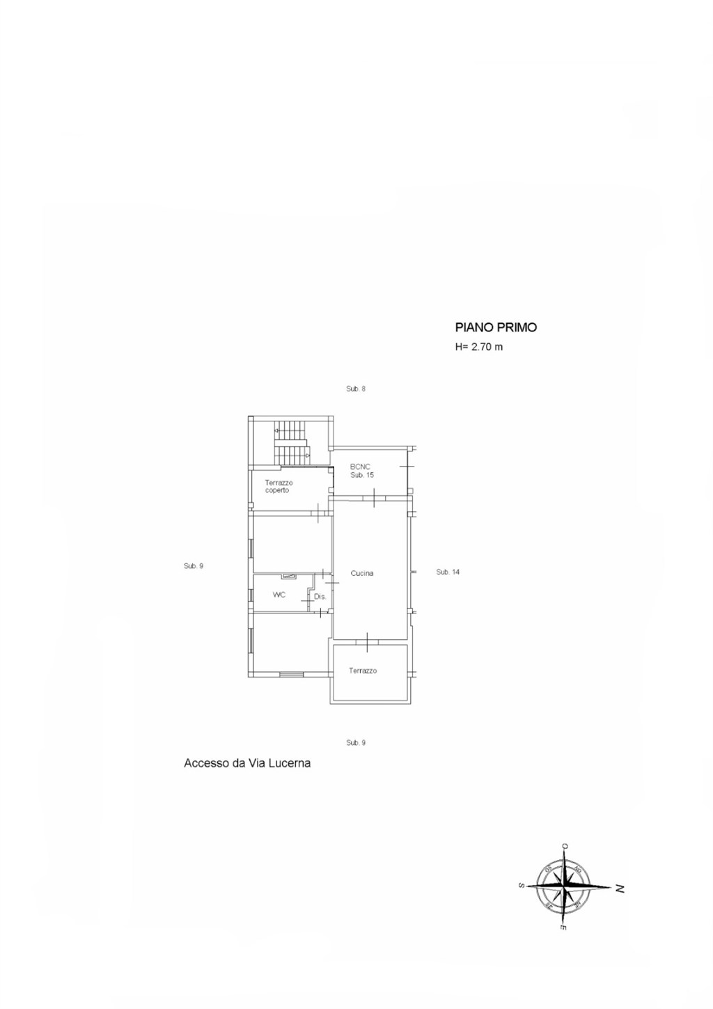 Immagine 10 di Appartamento in vendita  in Via Lucerna 4/A a Palermo