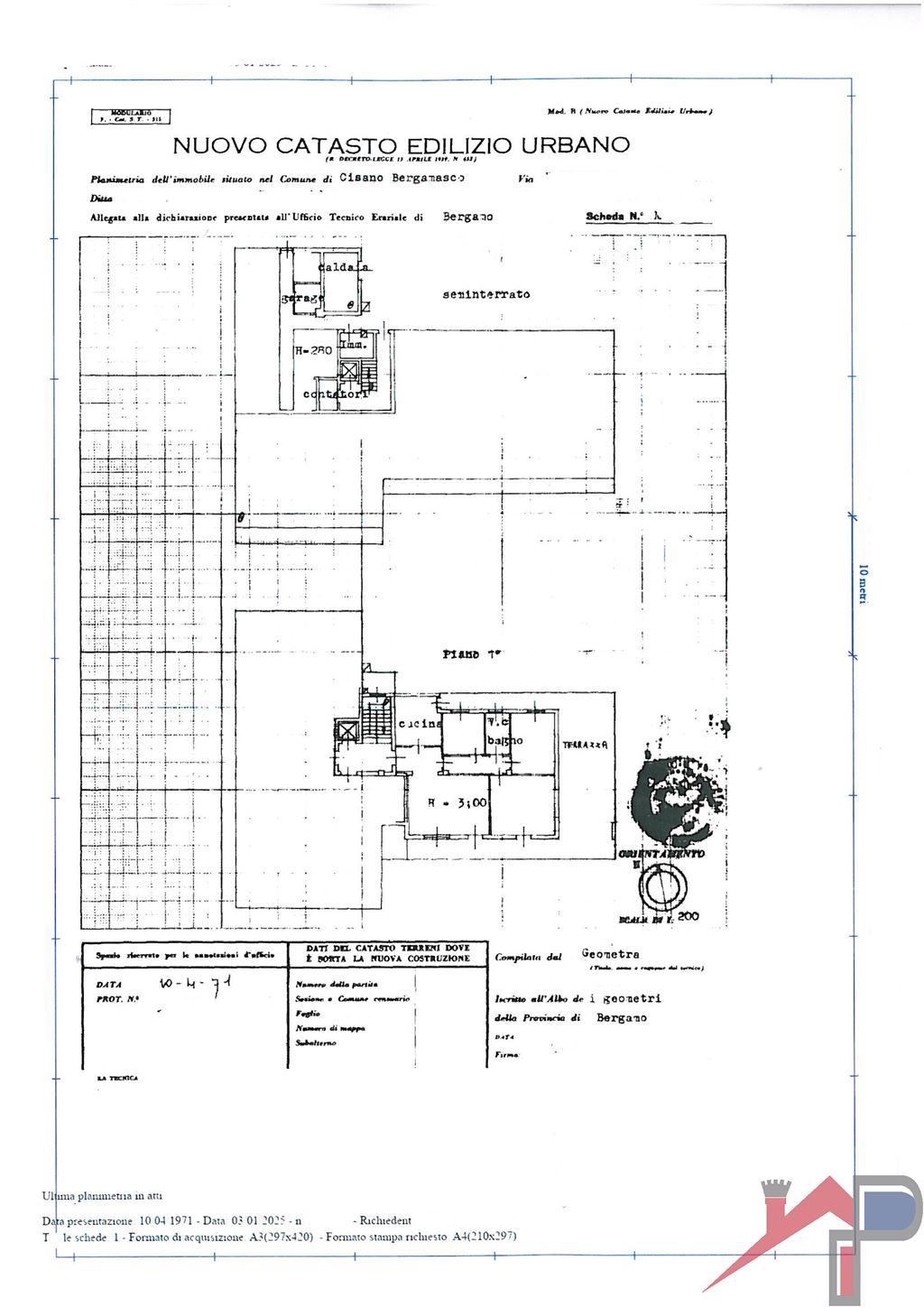 Immagine 10 di Appartamento in vendita  in Via Mazzini a Cisano Bergamasco