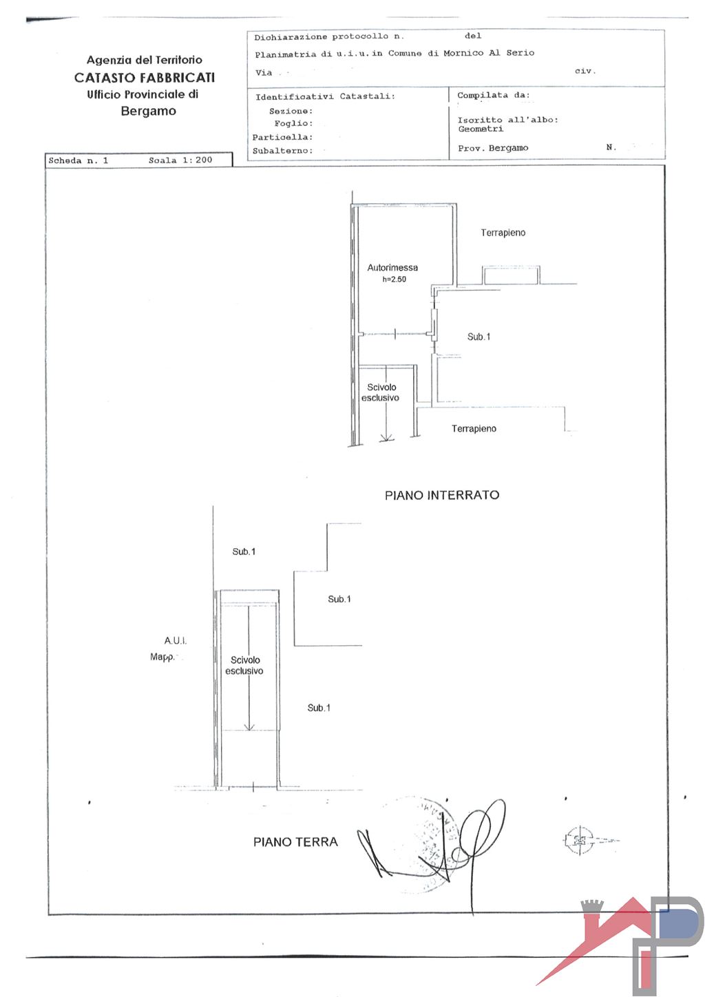 Immagine 11 di Casa bifamiliare in vendita  a Mornico Al Serio
