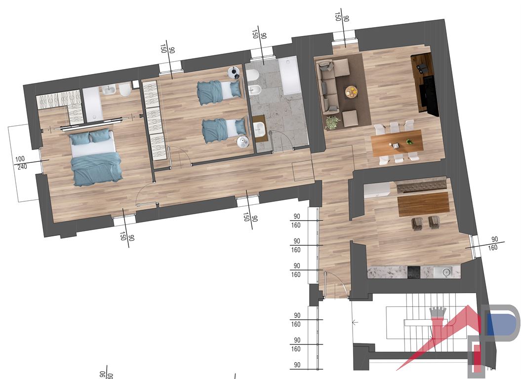 Immagine 10 di Appartamento in vendita  a Pontida