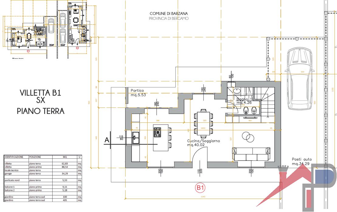 Immagine 6 di Casa bifamiliare in vendita  a Barzana