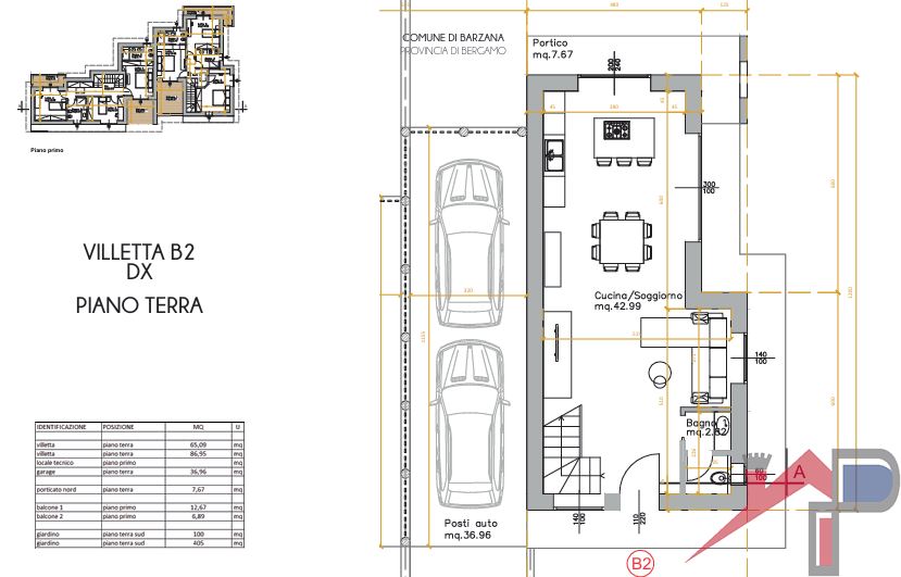 Immagine 7 di Casa bifamiliare in vendita  a Barzana