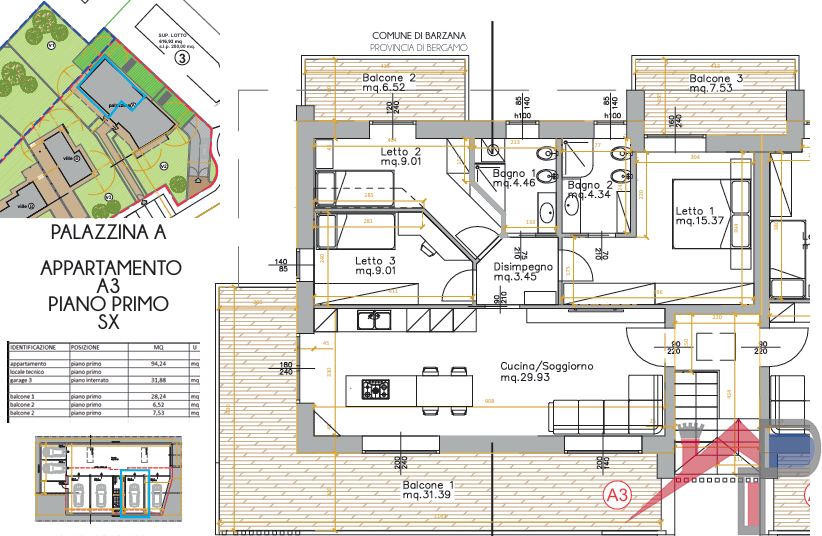 Immagine 6 di Appartamento in vendita  a Barzana
