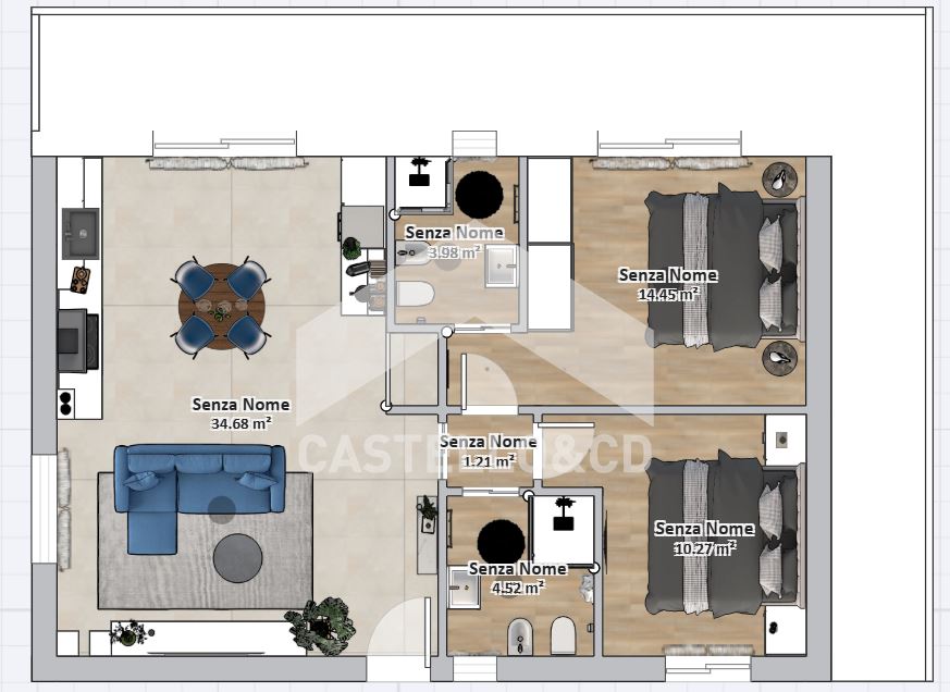 Immagine 10 di Appartamento in vendita  in viale zara 17 a Brescia