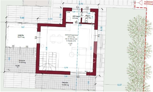 Immagine 5 di Villa in vendita  in via dei calappini 26 a Moniga Del Garda