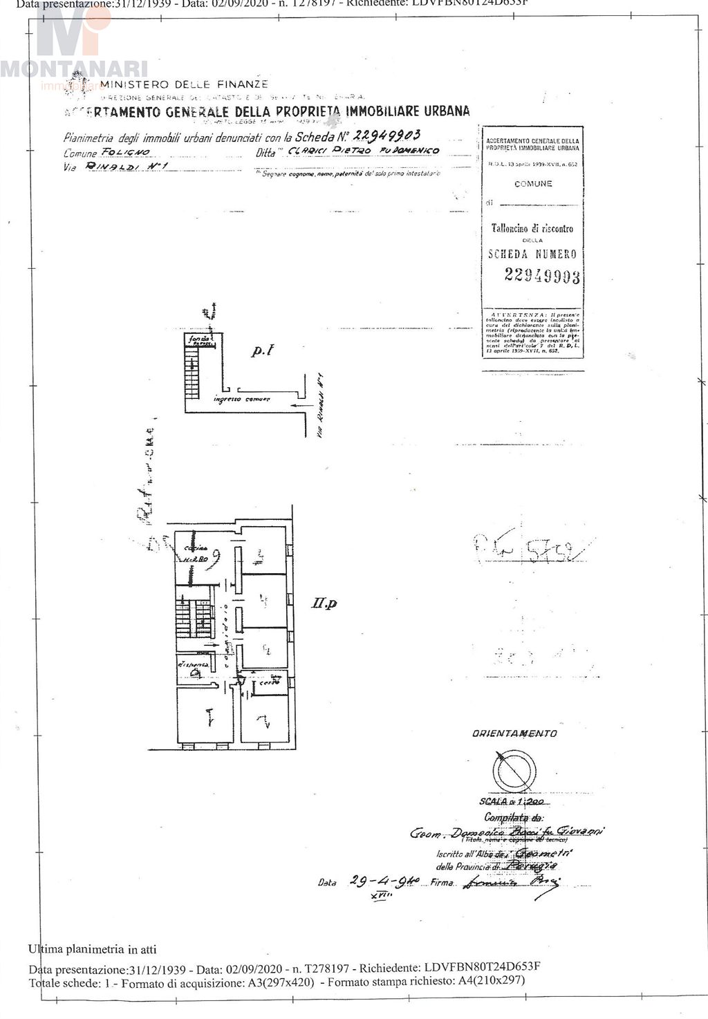 Immagine 10 di Appartamento in vendita  in Via Rinaldi a Foligno