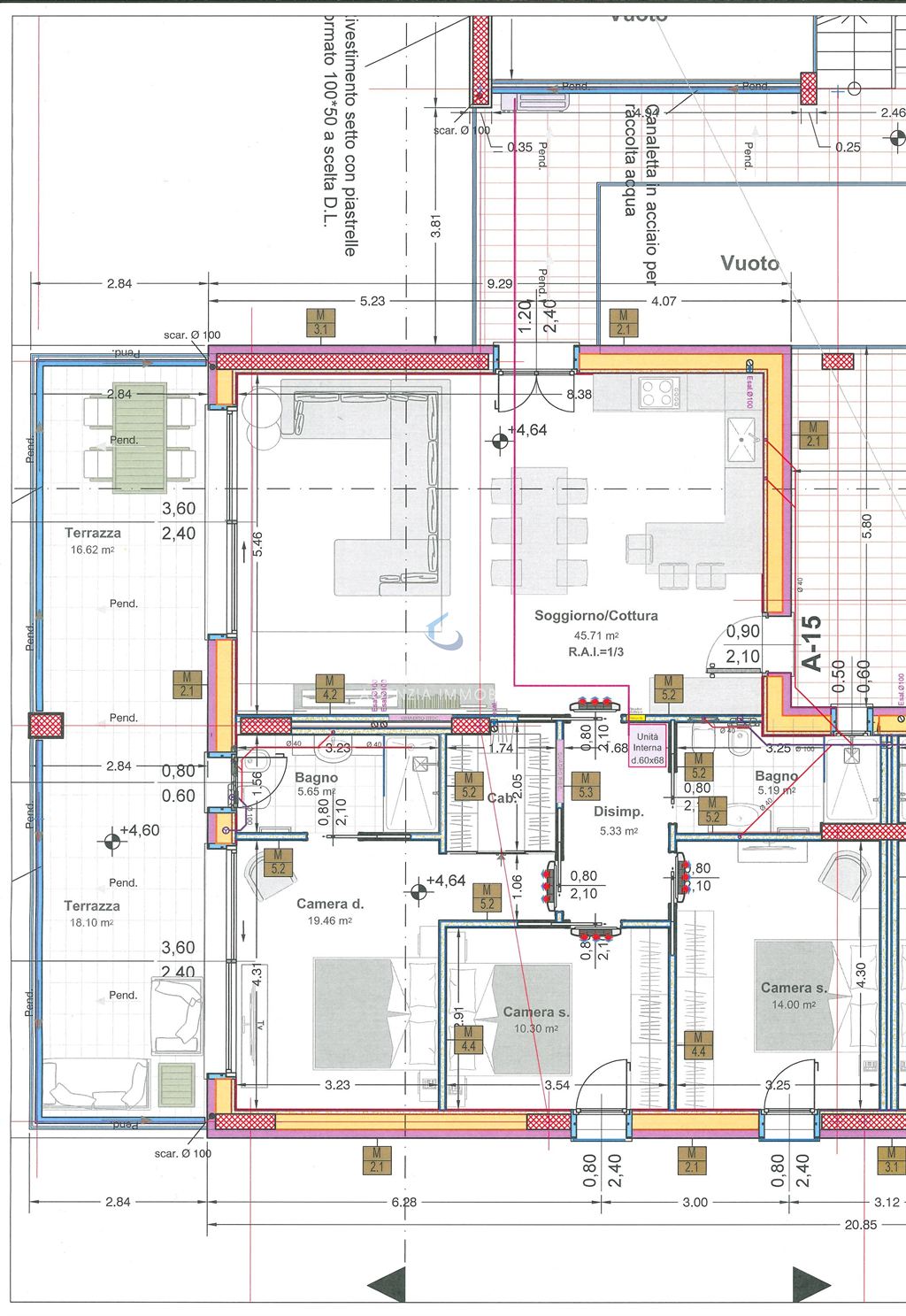 Immagine 10 di Appartamento in vendita  in Via San Zeno 217 a Desenzano Del Garda