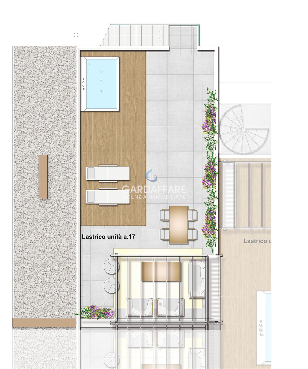 Immagine 9 di Attico in vendita  in Via San Zeno 217 a Desenzano Del Garda