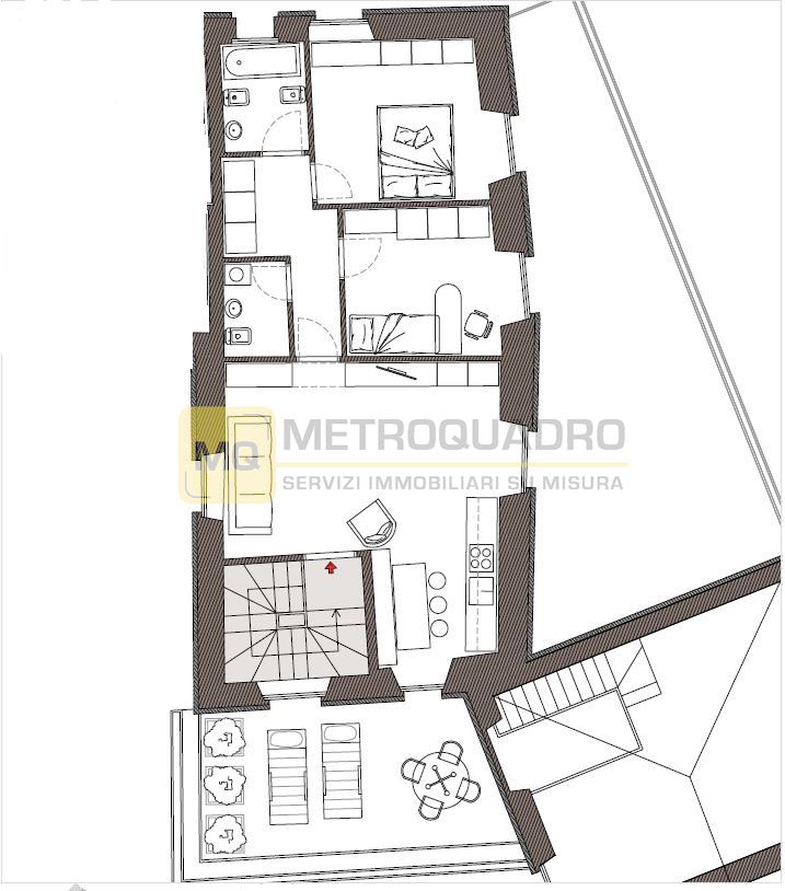 Immagine 10 di Appartamento in vendita  in via roma a Pescate