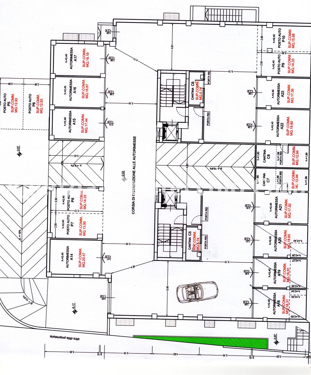 Immagine 11 di Appartamento in vendita  in Via Romagnosi a Pesaro
