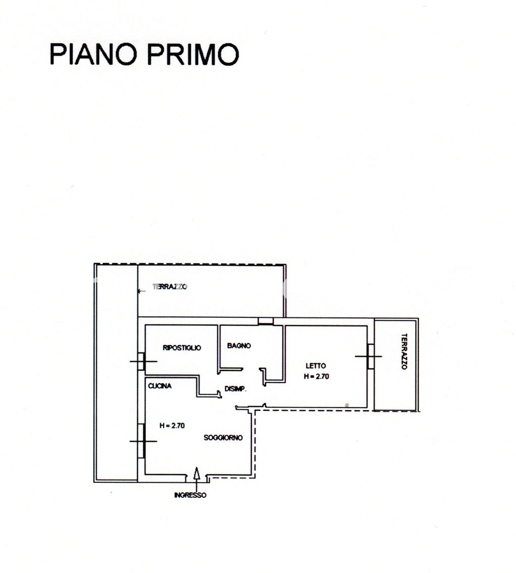 Immagine 6 di Appartamento in vendita  in Via Nino Bixio a Montelabbate