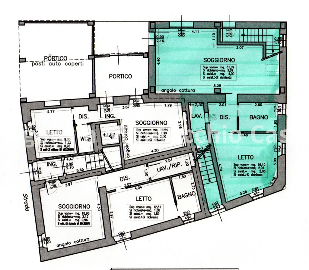 Immagine 2 di Casa semindipendente in vendita  in Strada di casale a Pesaro