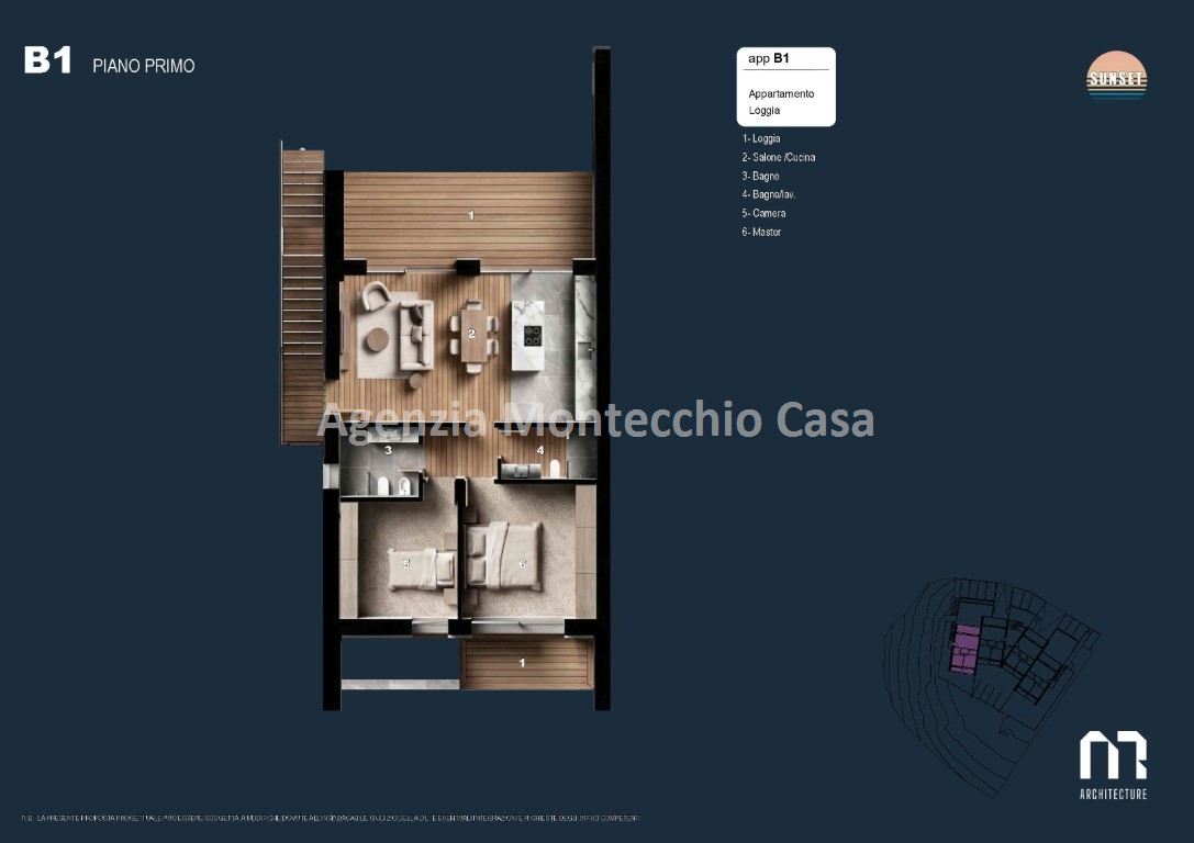 Immagine 12 di Appartamento in vendita  in Via Delle Rondini a Gabicce Mare