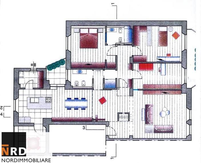 Immagine 10 di Appartamento in vendita  a Mantova