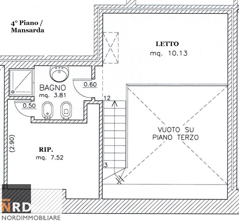 Immagine 2 di Appartamento in vendita  a Mantova