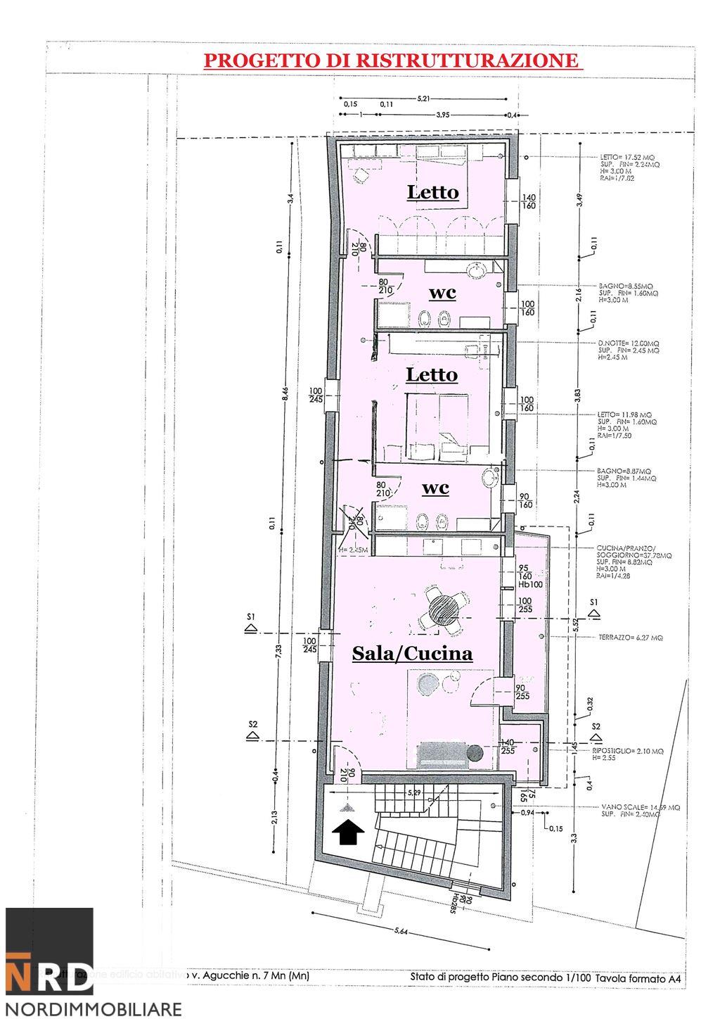 Immagine 12 di Appartamento in vendita  in Via Agucchie a Mantova