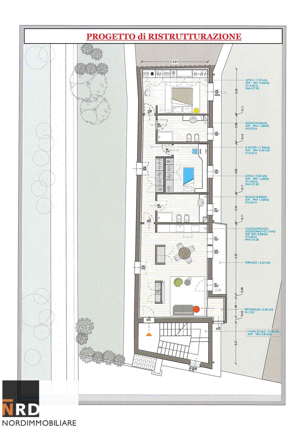 Immagine 11 di Appartamento in vendita  in Via Agucchie a Mantova