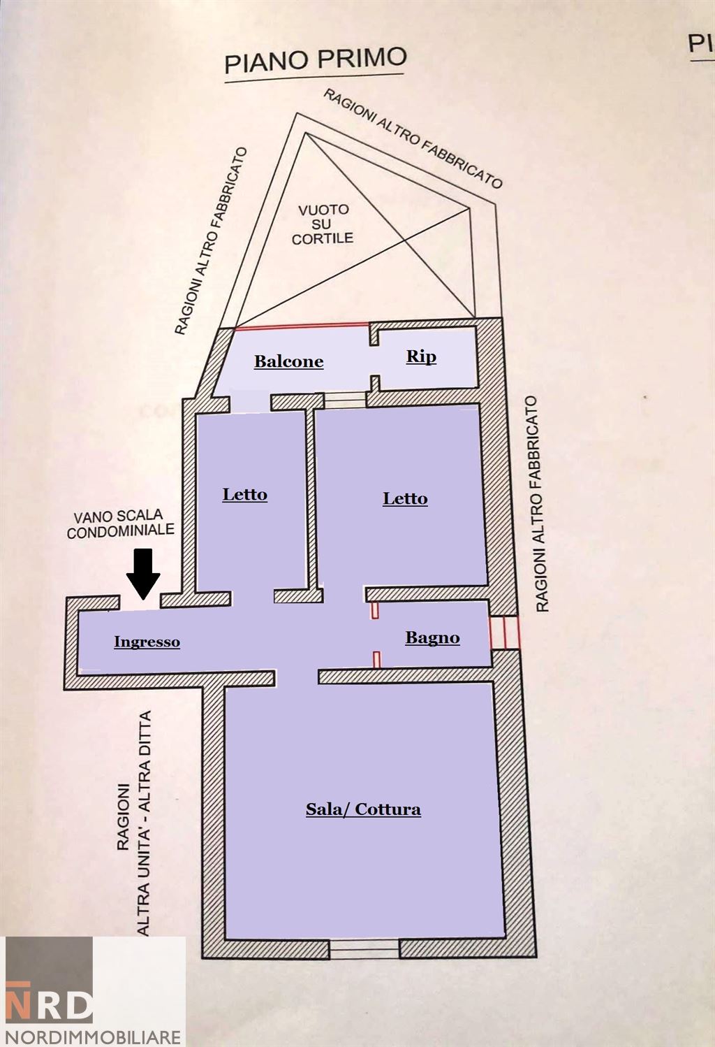 Immagine 5 di Appartamento in affitto  in via San Giorgio a Mantova