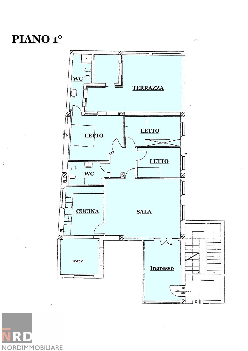 Immagine 10 di Appartamento in affitto  in Via Calvi a Mantova