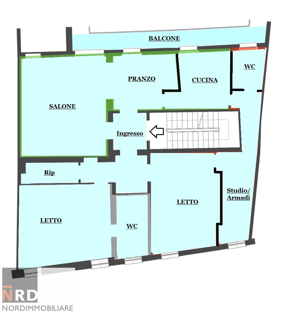 Immagine 11 di Appartamento in affitto  a Mantova